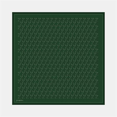 Zerart Desen İpek Twill Eşarp