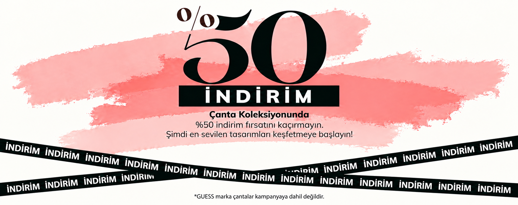 Çantalarda %50 İndirim