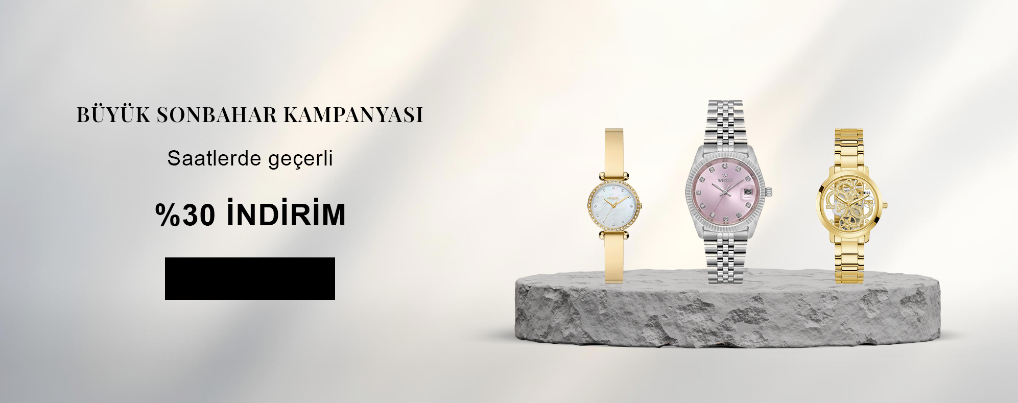 Saatlerde %30 İndirim