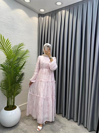  Zühre Elbise Pembe