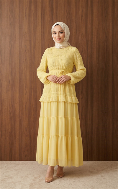 Simay Elbise Sarı