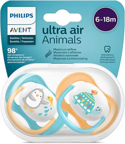 Philips Avent SCF080/07 Ultra Air Emzik (6-18 Ay) Erkek
