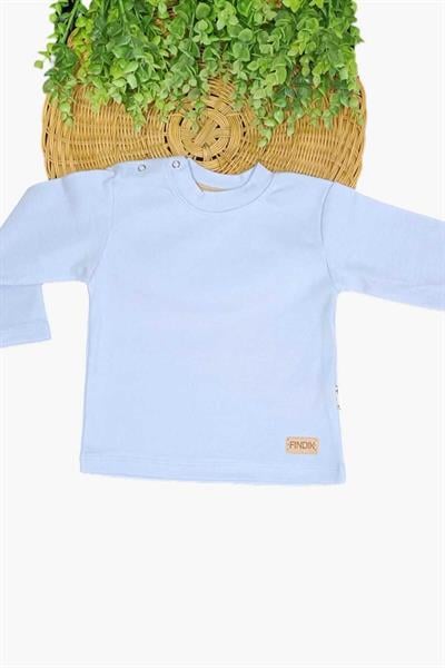 Unisex Bebek Badi Omuzdan Çıtçıtlı Pamuklu Düz Renk Aylık Body