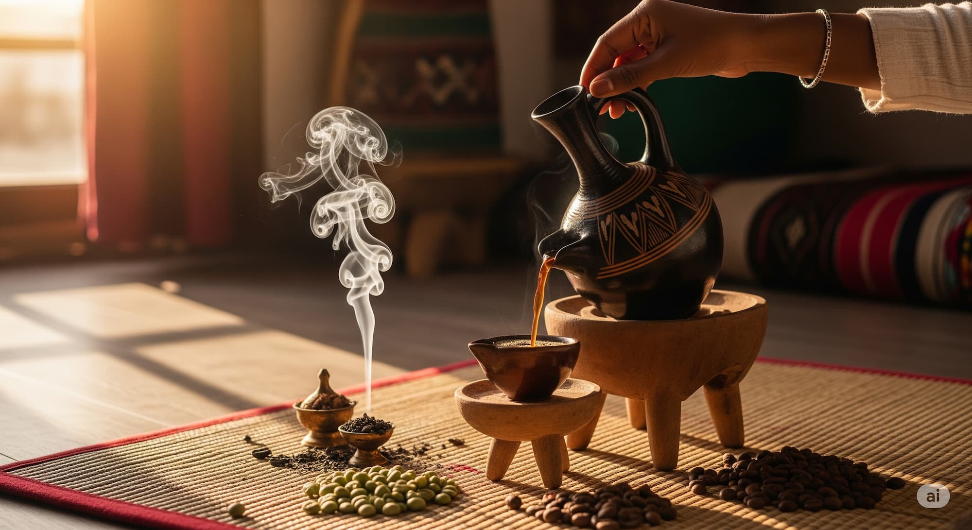 Filtre Etiyopya kahvesinin özellikleri, geleneksel cezve ile demlenen kahve