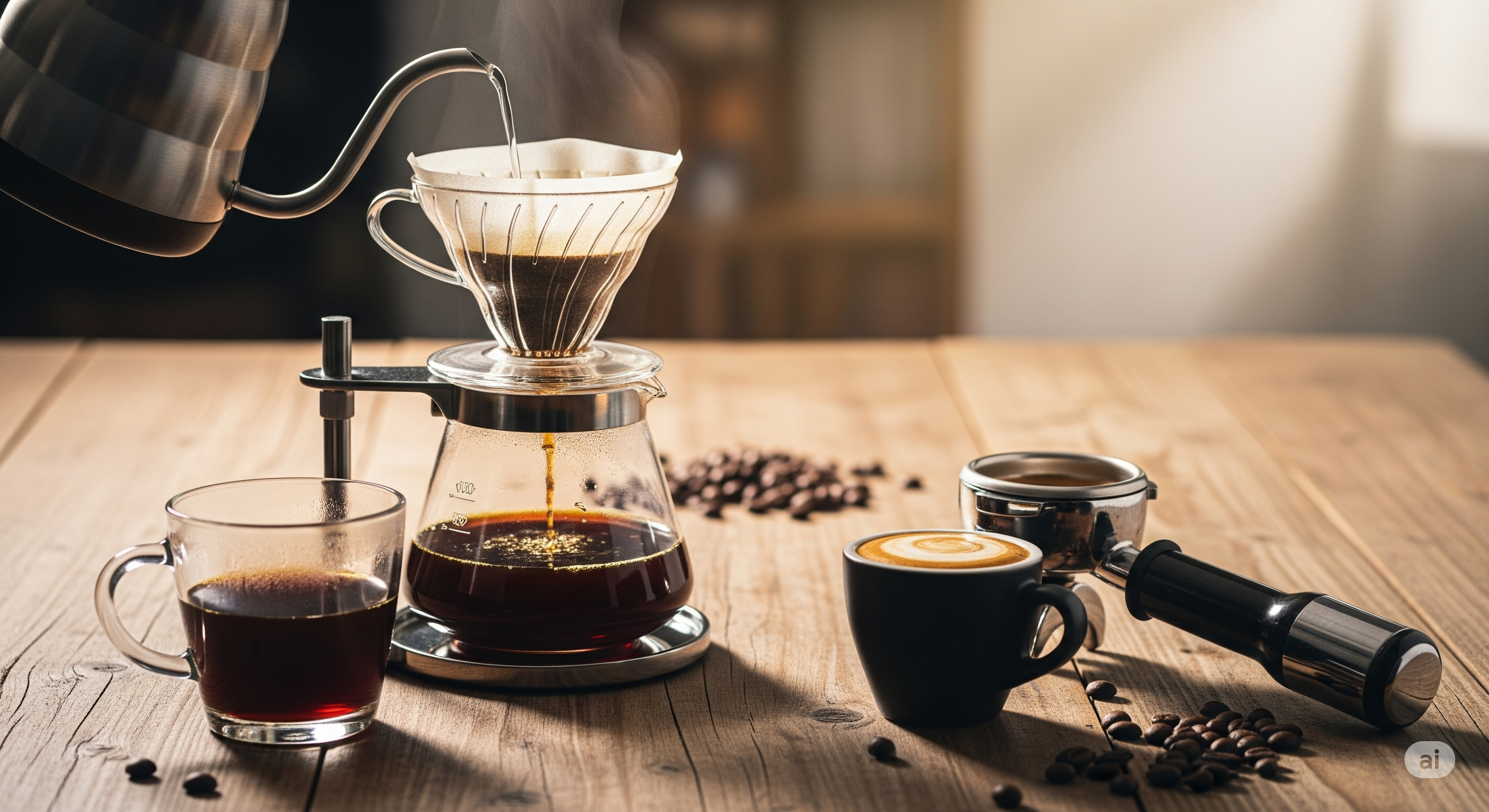 Filtre Kahve ile Espresso Çekirdek Kahve Arasındaki Farklar