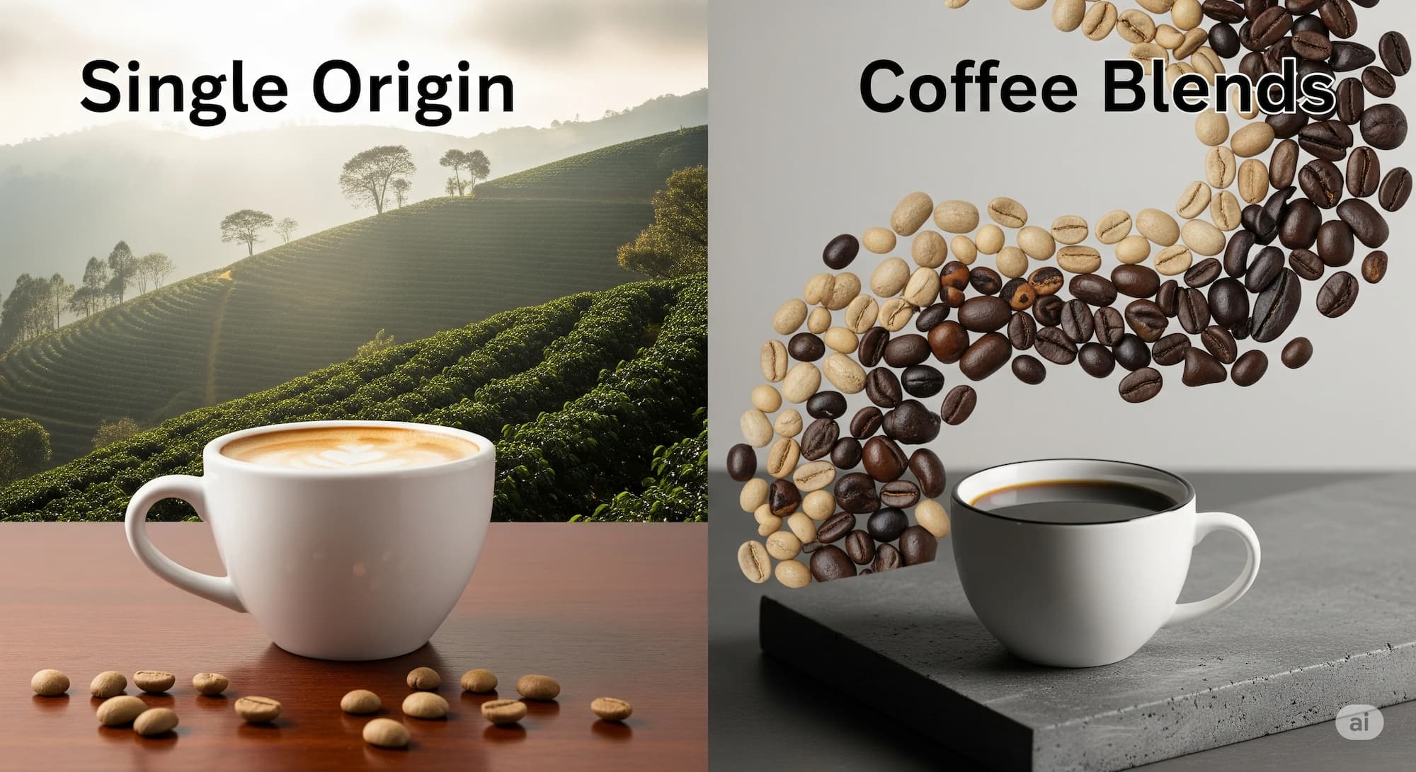 Kahve harmanları ile single origin kahveler arasındaki farklar