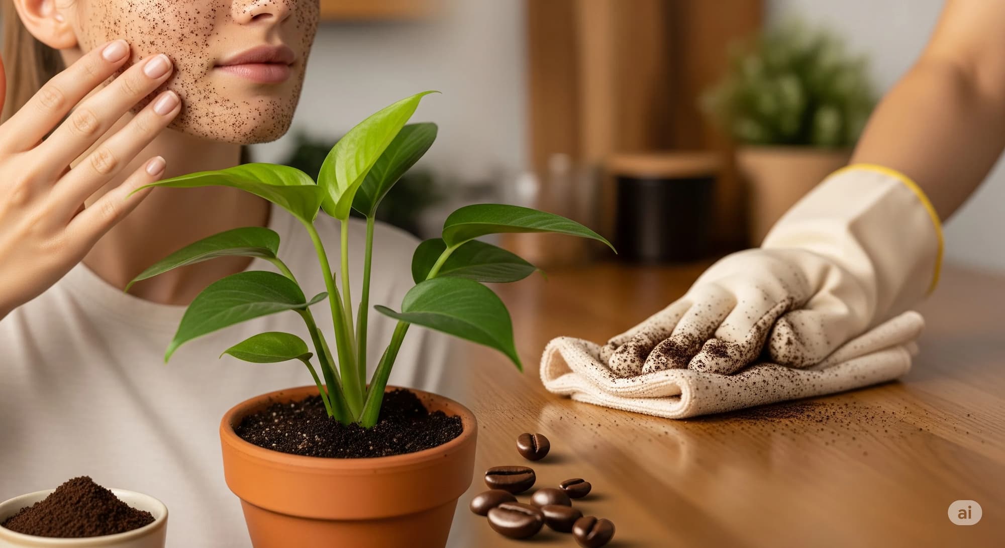 Kahve telvesinin faydaları, gübre ve cilt bakımında kullanımı