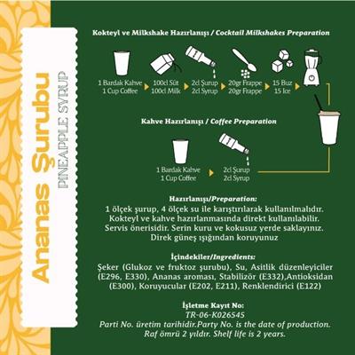 Ananas Şurubu 6lı 75CL