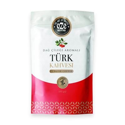 Aromalı Türk Kahvesi Seti Dağ Çilekli, Güllü, Fındıklı 3lü 100G