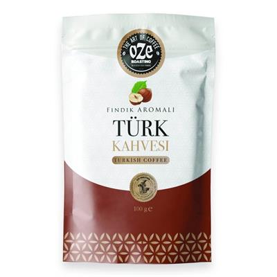 Aromalı Türk Kahvesi Seti Dağ Çilekli, Güllü, Fındıklı 3lü 100G