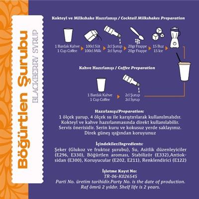 Böğürtlen Şurubu 6lı 75CL