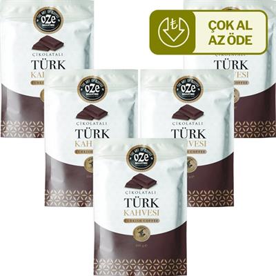 Çikolata Aromalı Türk Kahvesi 5li 100G