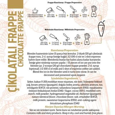 Çikolatalı Frappe Tozu 1000G