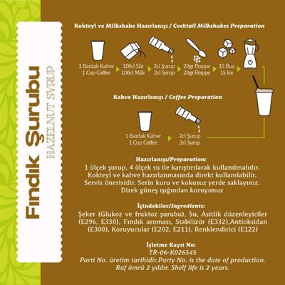 Fındık Şurubu 6lı 75CL