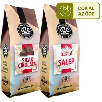 Fırsat Seti Salep, Sıcak Çikolata 2'li 1000G