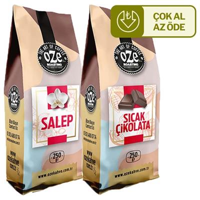 Fırsat Seti Salep, Sıcak Çikolata 2'li 250G