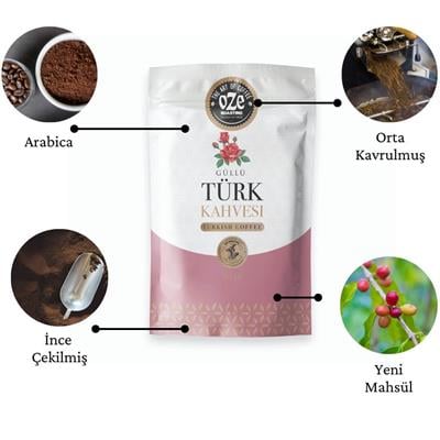 Gül Aromalı Türk Kahvesi 100G