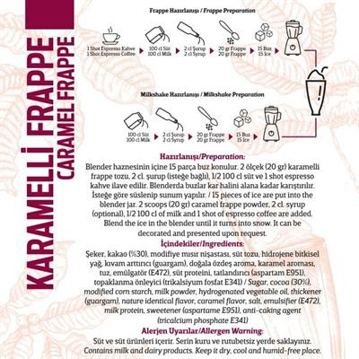 Karamelli Frappe Tozu 1000G