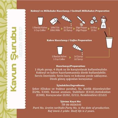 Kavun Şurubu 6lı 75CL