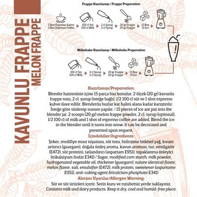 Kavunlu Frappe Tozu 1000G