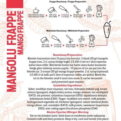 Mangolu Frappe Tozu 1000G