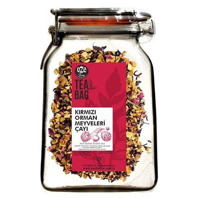Muhteşem Üçlü Set Kış Çayı, Çilek Ahududu Çayı, Kırmızı Orman Meyveleri Çayı 3lü 125G