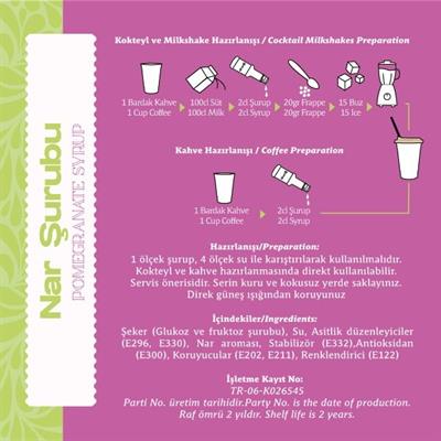 Nar Şurubu 6lı 75CL