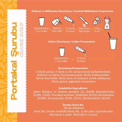 Portakal Şurubu 75CL