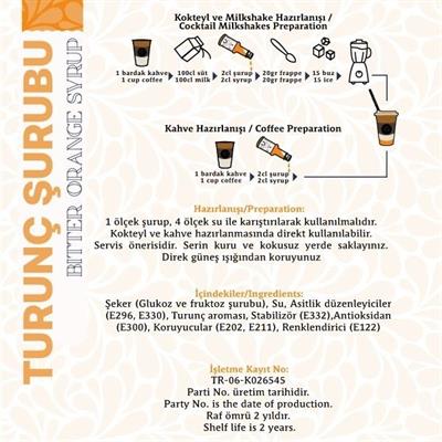 Turunç Şurubu 50CC