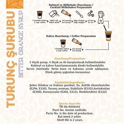 Turunç Şurubu 6lı 75CL