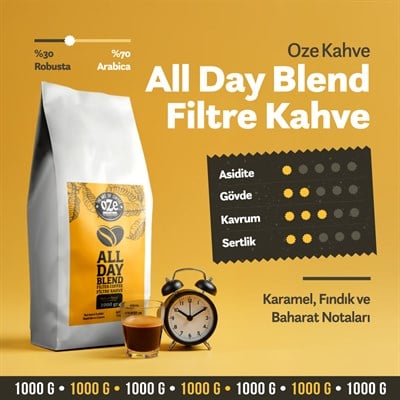 All Day Blend Filtre Kahve 1000 g