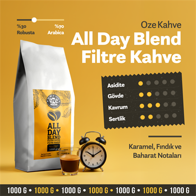 All Day Blend Filtre Kahve 6lı 1000G