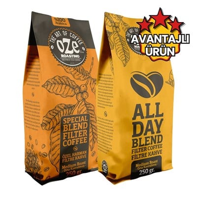 All Day Blend & Special Blend Filtre Kahve Tanışma Seti 2 x 250 g