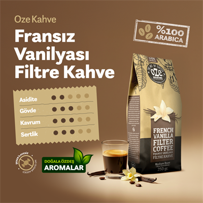 Aromalı Filtre Kahve Tanışma Seti Irish Cream, All Day Blend, Vanilya 3lü 250G