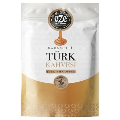 Aromalı Türk Kahvesi Seti Karamelli, Fındıklı, Çikolatalı 3lü 100G