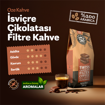 Çikolata Aromalı Filtre Kahve 250G