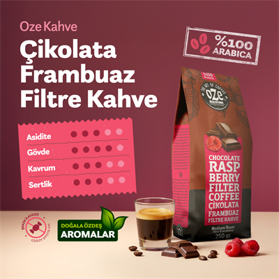 Çikolata Frambuaz Aromalı Filtre Kahve 2li 250G