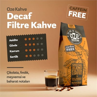 Decaf Filtre Kahve 250 g