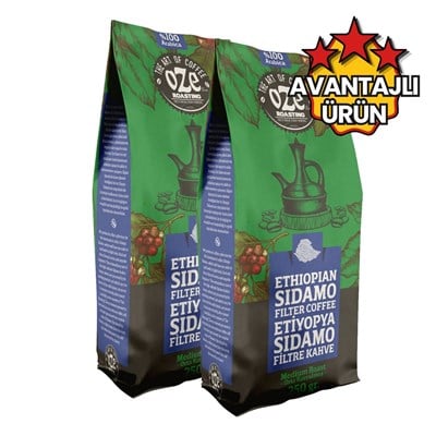 Ethiopian Sidamo Filtre Kahve 2 x 250 g