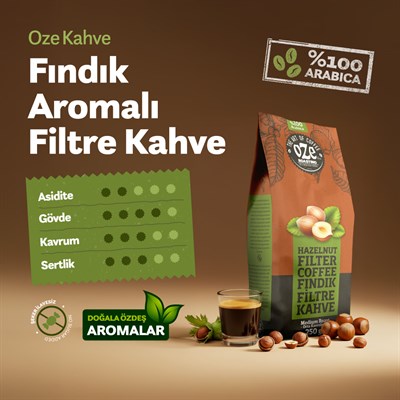 Fındık Aromalı Filtre Kahve 2 x 250 g