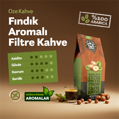 Fındık Aromalı Filtre Kahve 250G