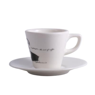 Oze® Collection Porselen Espresso Fincanı (Tabaklı) - 2li Set 