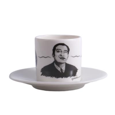 Oze® Collection Porselen Türk Kahvesi Fincanı (Tabaklı) - 2li Set