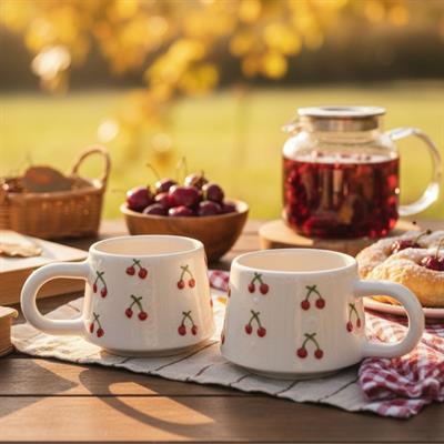 Oze Seramik Fincan 2li Set – No: 06