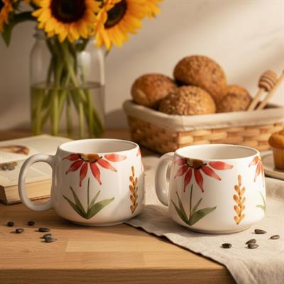 Oze Seramik Fincan 2li Set – No: 07