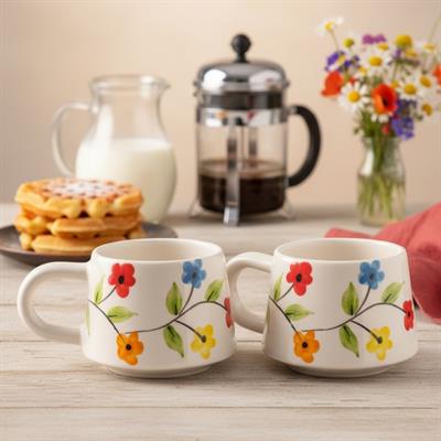 Oze Seramik Fincan 2li Set – No: 08
