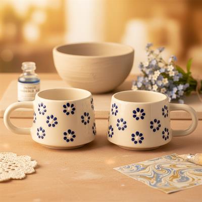 Oze Seramik Fincan 2li Set – No: 15