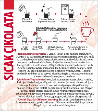 Sıcak Çikolata Tozu 6 x 1000 g