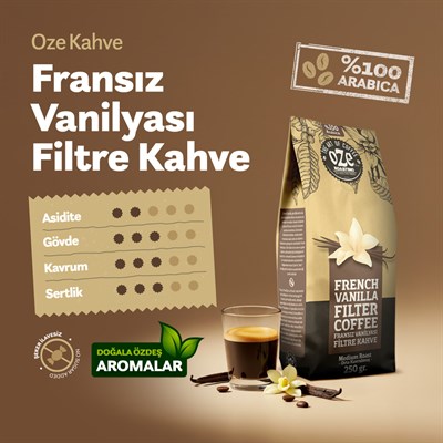 Vanilya Aromalı Filtre Kahve 2 x 250 g