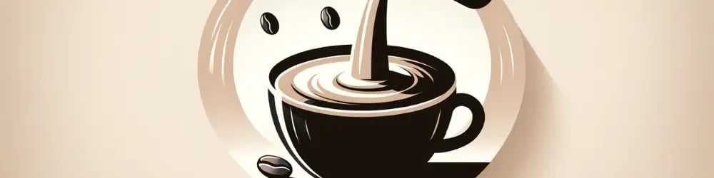 Baileys yapımında fincandaki kahveye krema dökülüşünü gösteren illüstrasyon
